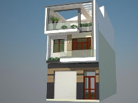 [CAD] bản vẽ Nhà phố 3 tầng 6x16m Full KT,KC,ME